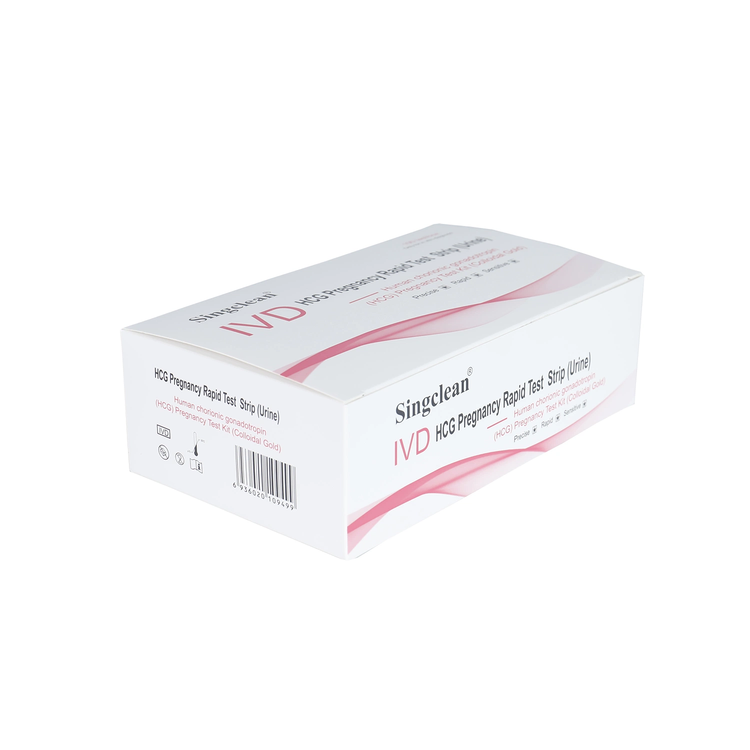 SingClean One Step Lab Medical Self Pregnancy Test Strip for Viagem