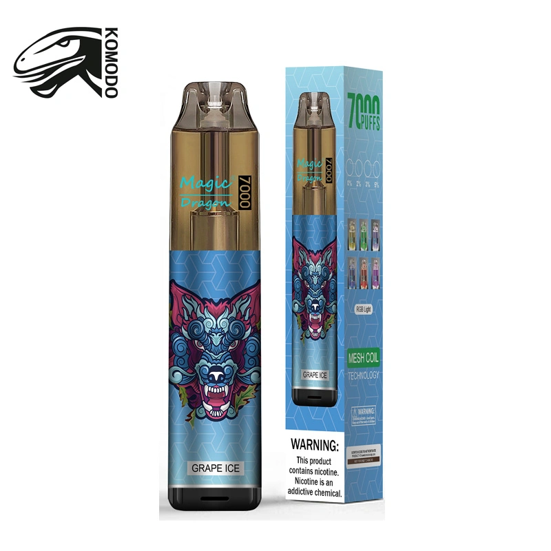 High quality/High cost performance  China Wholesale/Supplier Big Puff 7000 Puffs E Cigarette Disposable/Chargeable Vape Pen