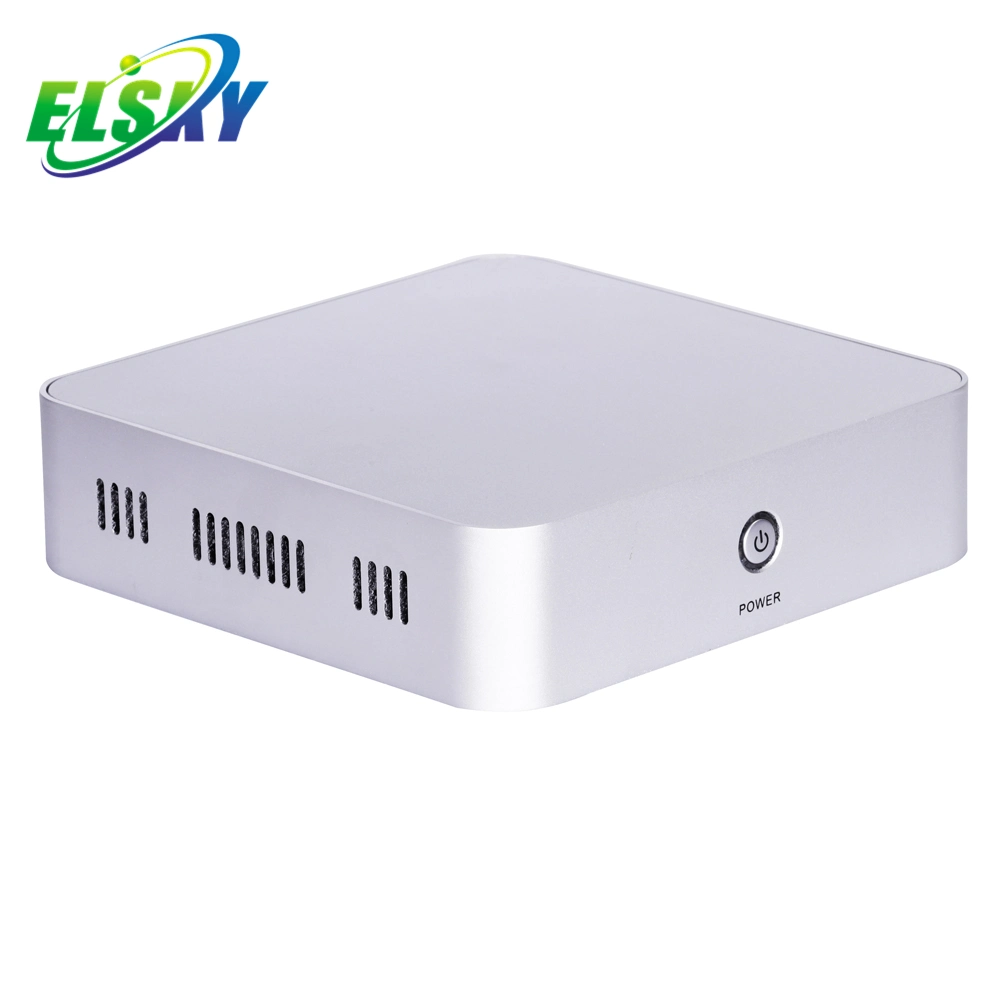 Mini PC HD4000 Elsky Fanless con placa base Mini ITX 10th Unidad de disco duro SSD Gen Dual Core I3-10110u SATA3,0 2*COM Power 12V 4K pantalla