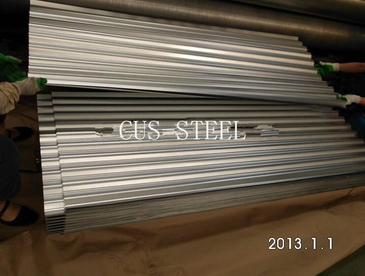 Rwanda Gl 34 Gauge Corrugated Aluzinc/ Galvanized Iron Roofing Sheet to Angola