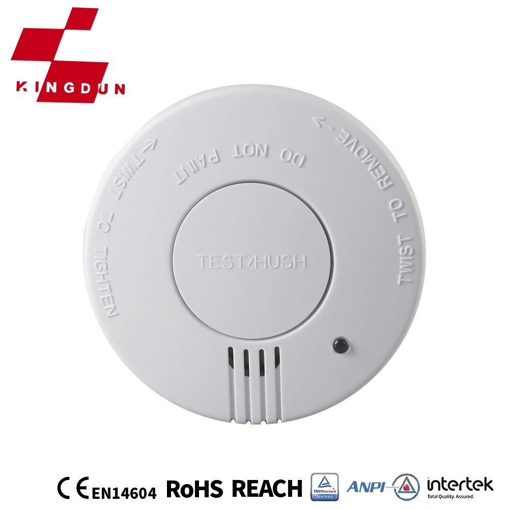 Reliable Performance Wireless Smoke Detector Interconnectable Smoke Alarm with Vds Certified