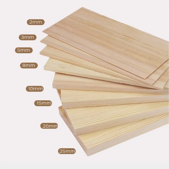 Customized Pine Wood Timber Sheets Lumber Solid Wooden Boards for Construction