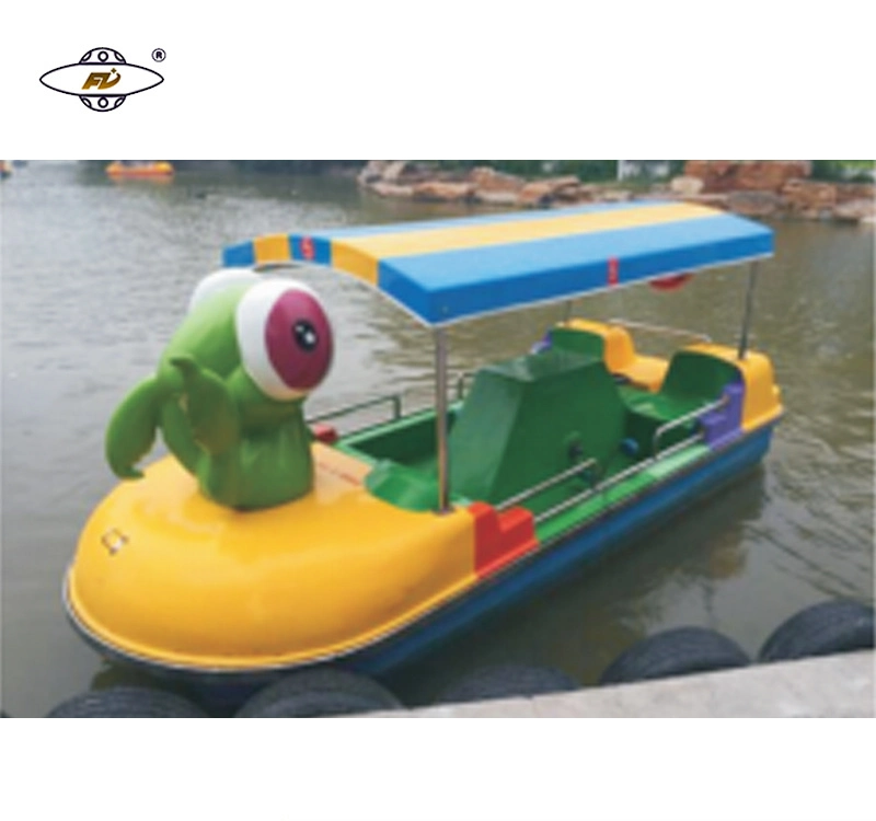 Good Quality FRP Cartoon Pedal Boat with Multiple Styles for Children&prime; S Parks