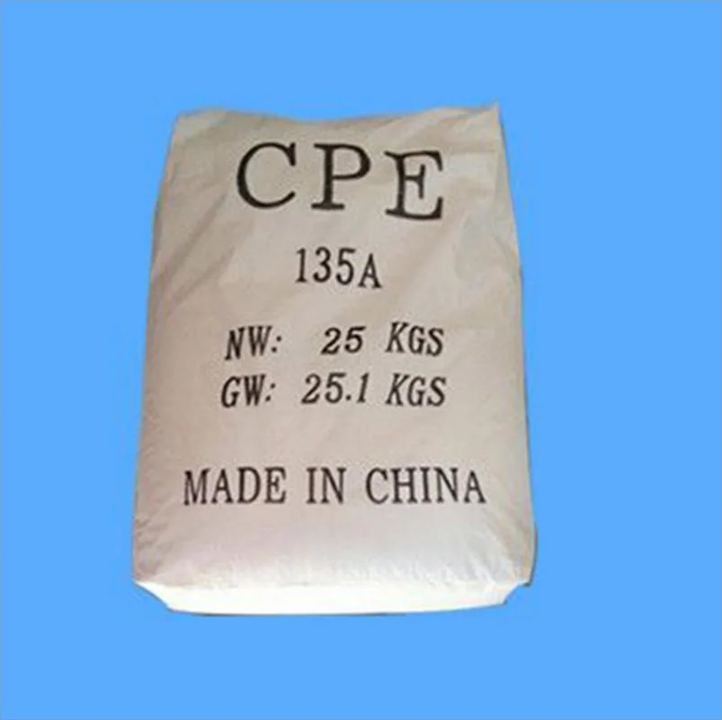 High Quality Chlorinated Polyethylene CPE 135A Polymer for PVC Material