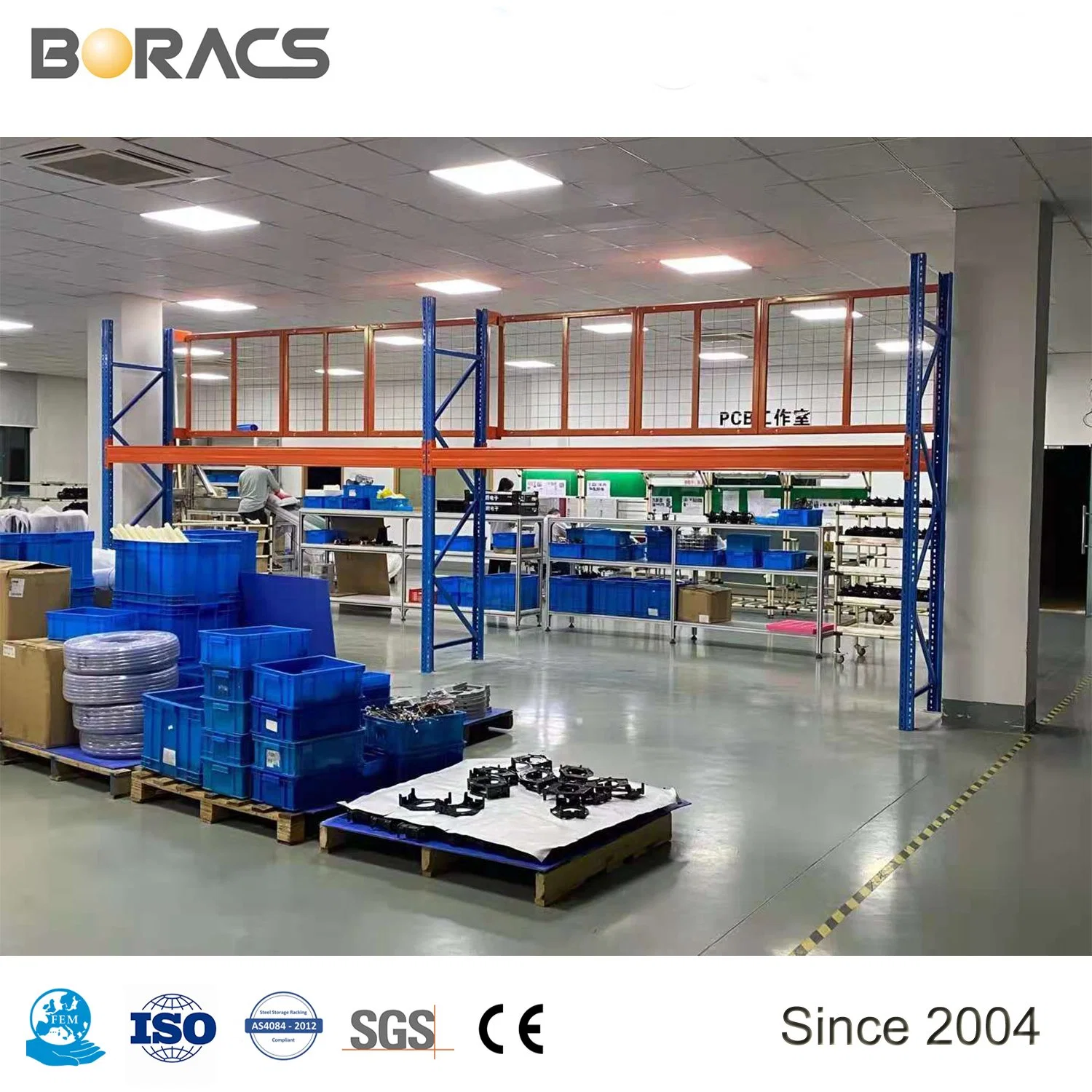 Customized Powder Coating & Galvanized Warehouse Steel Pallet Racks Storage Racking System