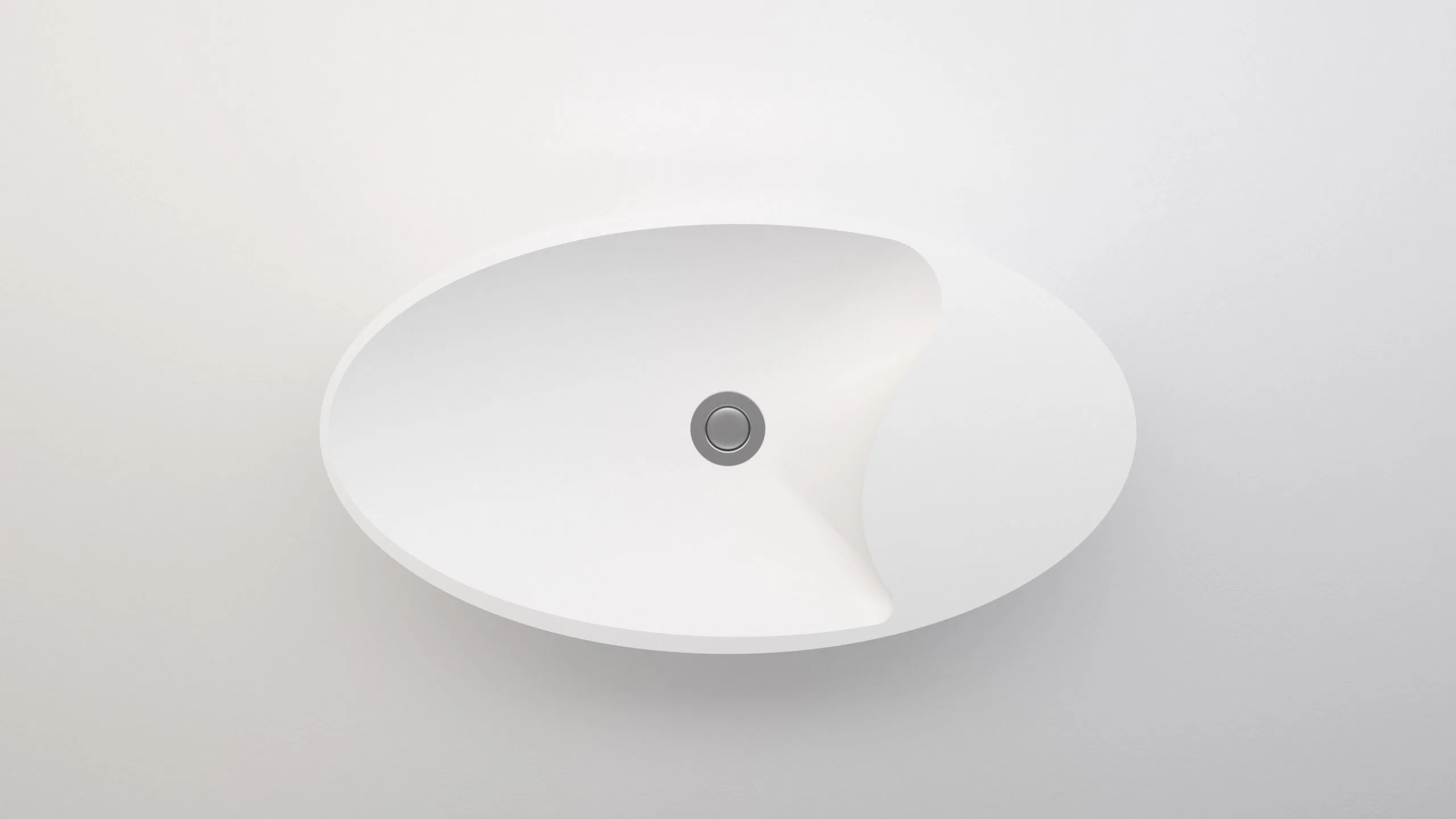 Relang Solid Surface Above Counter Bathroom Sink or Toilet Wash Basin