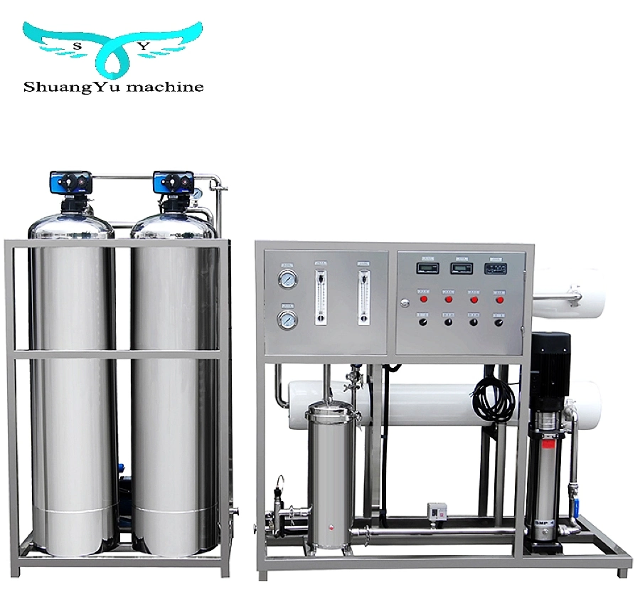 Filtre purificateur d'eau à osmose inverse 500 L RO pour une utilisation directe Usine de traitement de l'eau de machine à eau pure