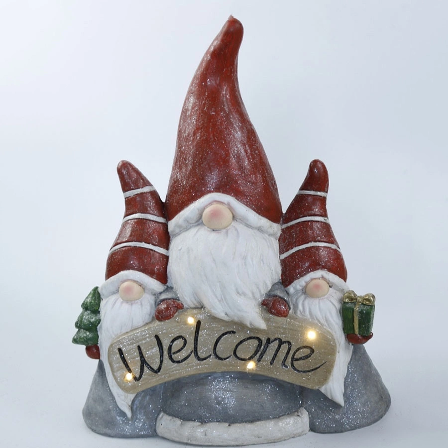 Personnalisé Noël rustique Nostalgique Vintage Vintage de renne Elk Moose Standing Craft Décoration de Noël renne primitif