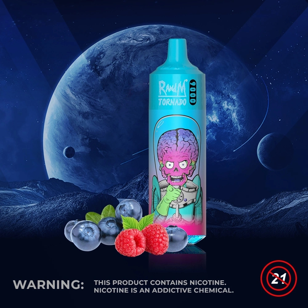 Original Tornado 9000 Puffs Vapen Mars desechable VAPE 18ml prellenado 0% 2% 5% sin fugas 9K Puffs malla recargable Mayorista/Proveedor 9000 E Cigarette