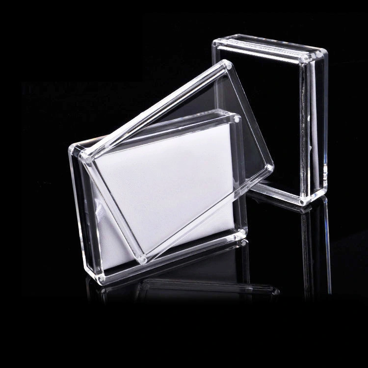 Acrylic Transparent Black and White Double-Sided Display Box