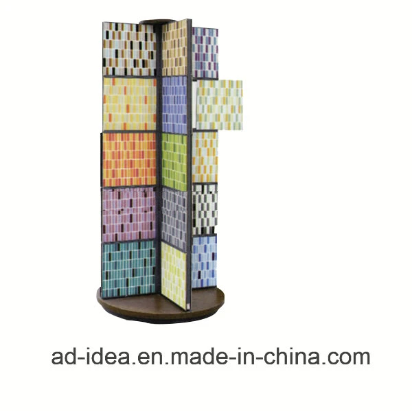 Black Metal Store Display Shelf/Display Rack Stand for Stone/Granite/Mosaic Tile Exhibition/Advertising Equipment