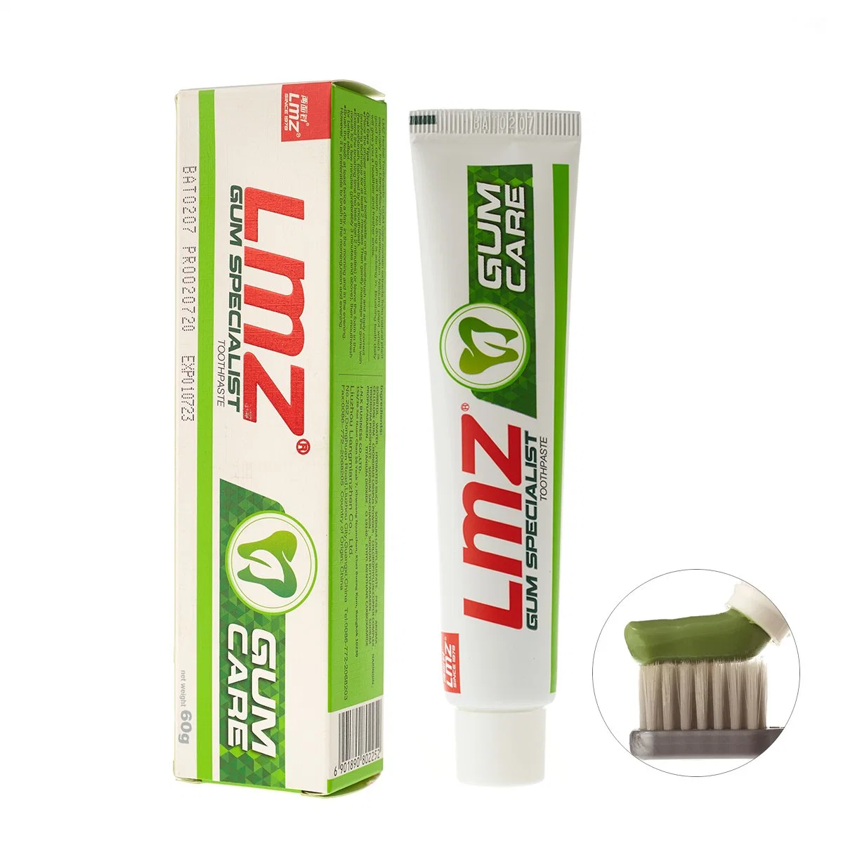 Chinese Herbal Personal Oral Care Toothpaste Without Fluoride Lmz Gum Care