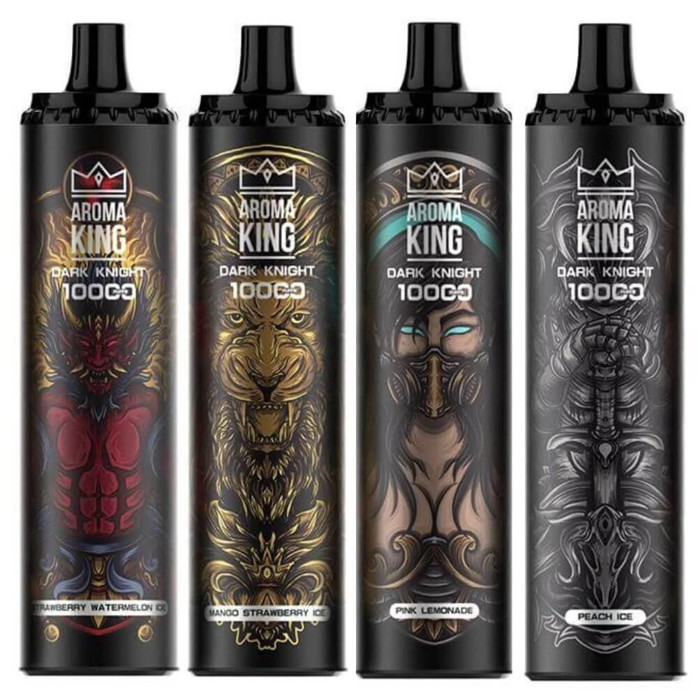 Style Flash mode Aroma King Dark Knight 10000 puffs 650 mAh Stylo à dosette 20 ml, Vape jetable