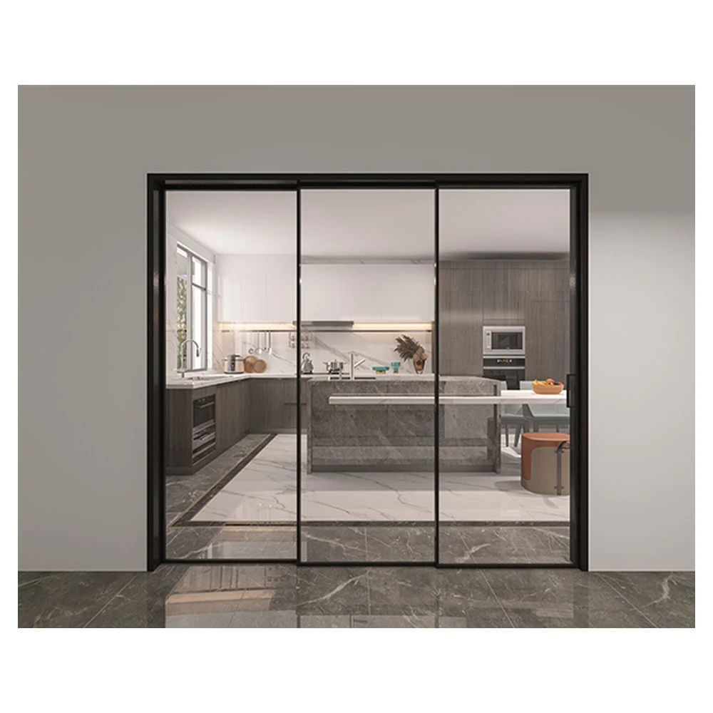 Slim Frame Aluminum Bi Fold Sliding Entrance Interior Exterior Door Thermal Break