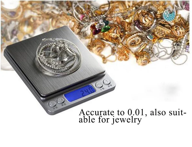 500g X0.01g Mini Small Jewelry Scale