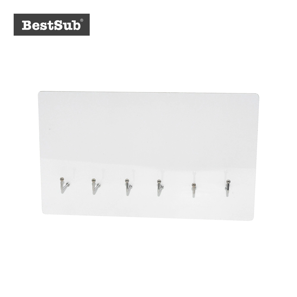 Bestsub Customized Sublimation Hardboard Decoration Photo Frame with 6 Hooks (GHBF10)