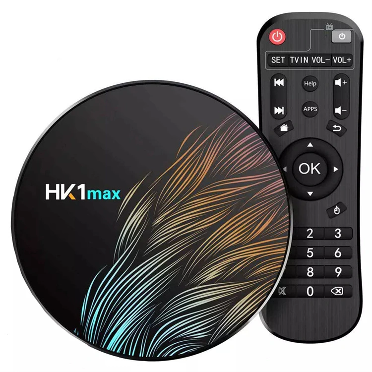 Популярные продажи Rk328 HK1 Макс. Android Box TV 4+64G Octa Цифровой телеприставка Core Smart