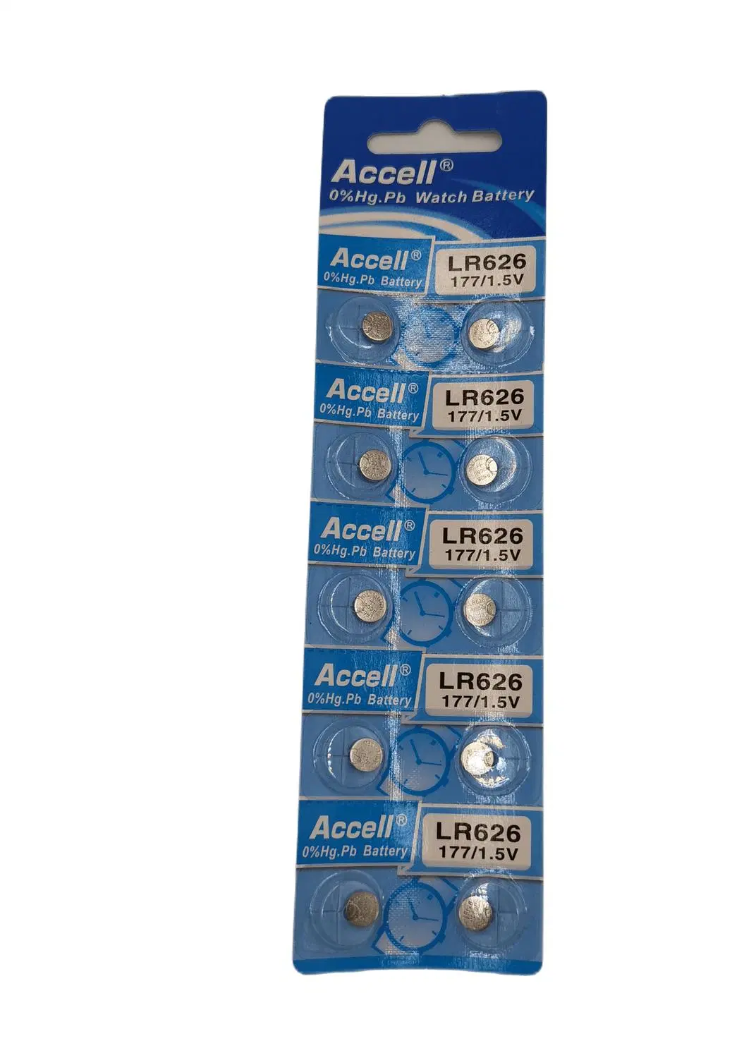 Accell Alkaline Button Battery AG4 1.5V for Toy Watch Battery