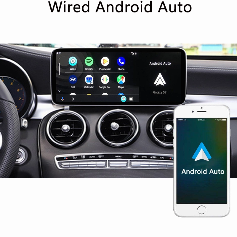 64GB Android Car Multimedia Player para Mercedes Benz W176 X117 X156 W463 2013-2018 pantalla IPS de Bt de Google WiFi 4G SIM GPS Navi CarPlay