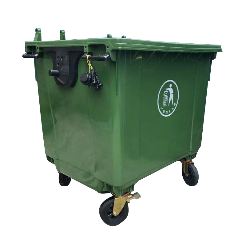 Waste Bins Plastic Products 1100L Large Garbage Can with Good Quality Plastic Rubbish Bin