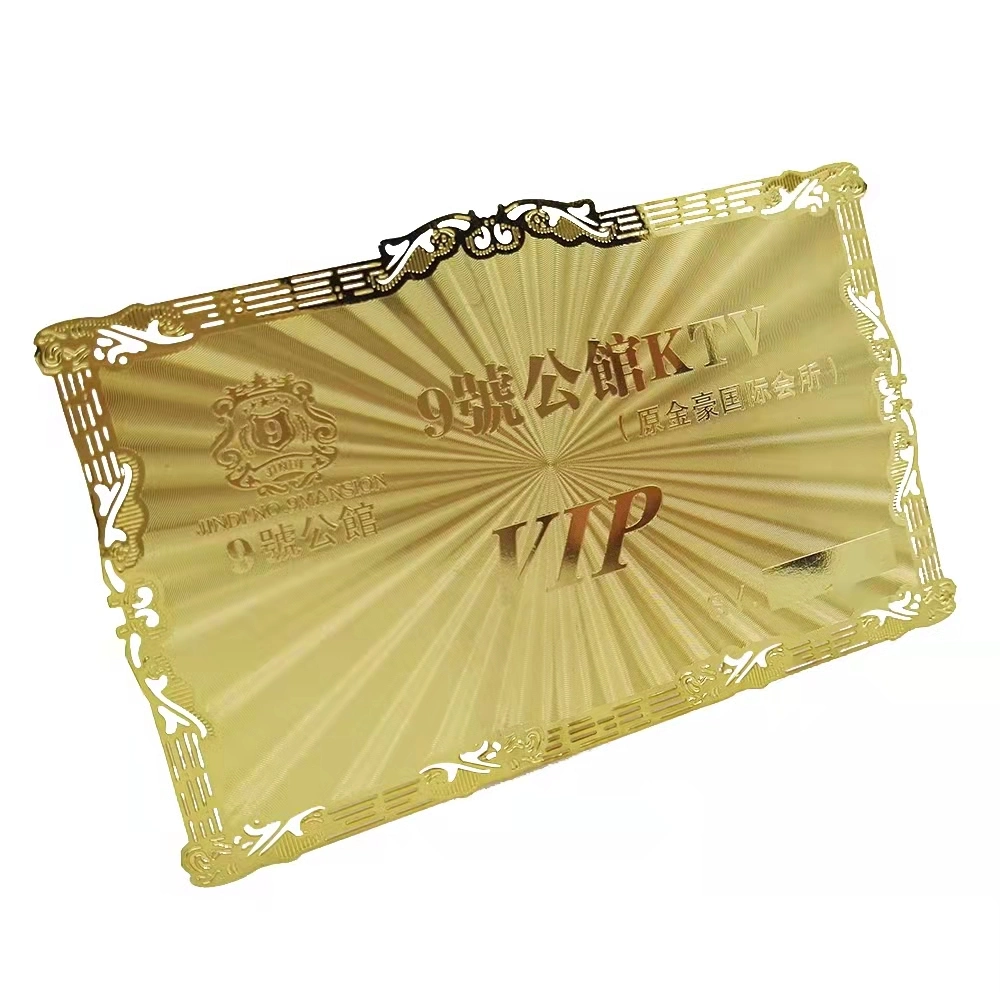 Professional Production of Double-Sided Color Metal Card Nameplate