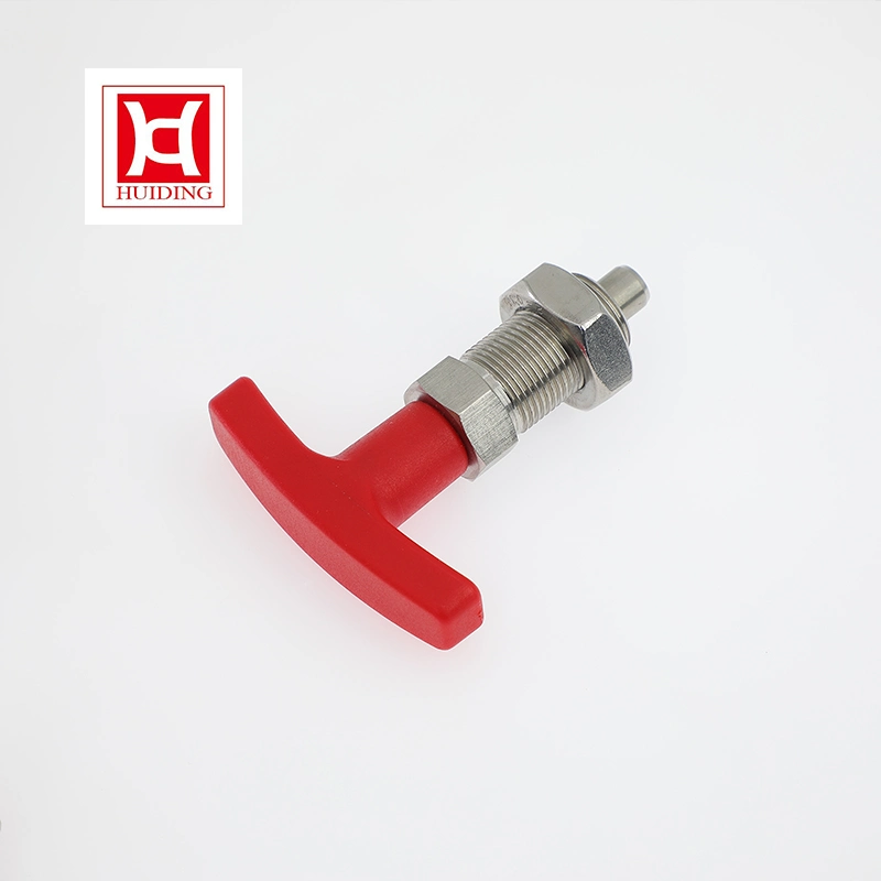 Huiding T Handle Quick Release Ball Lock Pins Plastic Knob Indexing Plunger