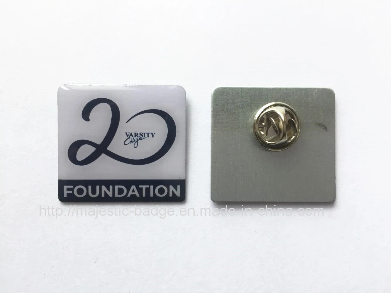 Custom No Minimum Quantity Brass Material Offset Printed Lapel Pin with Epoxy