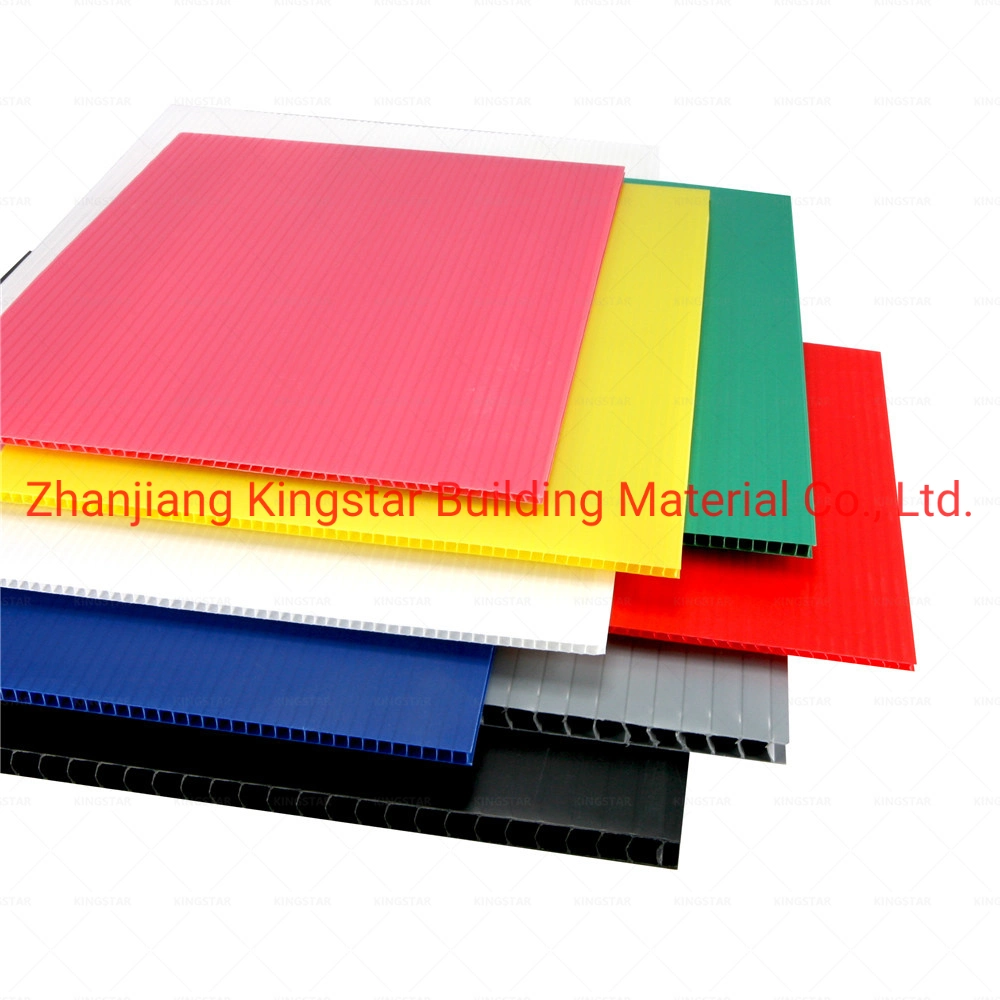 5mm Corriboard PP Plastic Corrugated Polypropylene Sheet