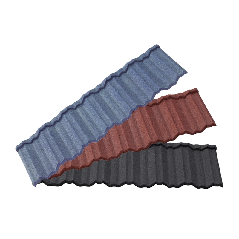 Long-Lasting Construction Materiales Sand Coated Steel Classic Metal Roofing Shingles