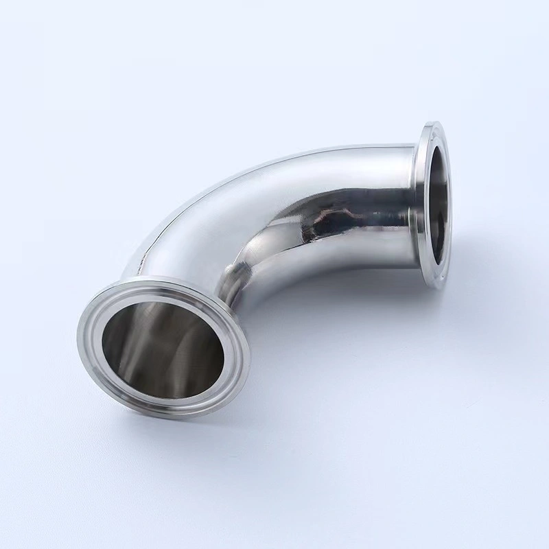 Bstv Sanitary Stainless Steel 90 Degree Clamped Elbow