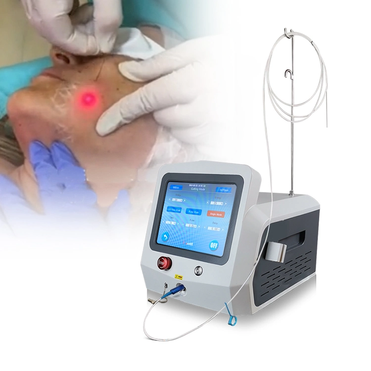 Dispositivo de laser de lipolise de triangel 980 nm 1470 nm Endolaser com tratamento médico CE Diodo Lipoaspiração Lipo Laser Cirurgia