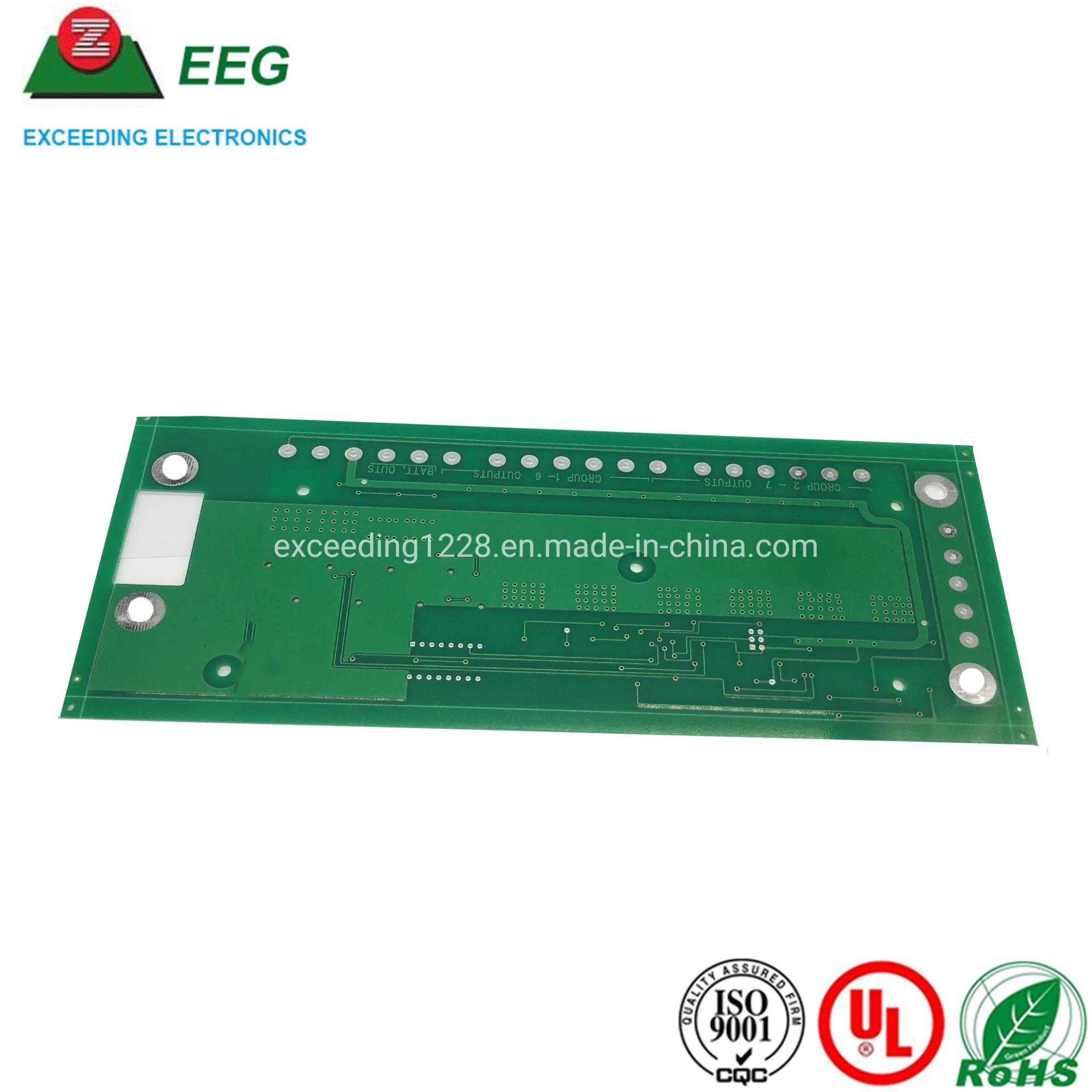 PCB de inmersión multicapa Gold/Silver con homologación ISO9001 UL