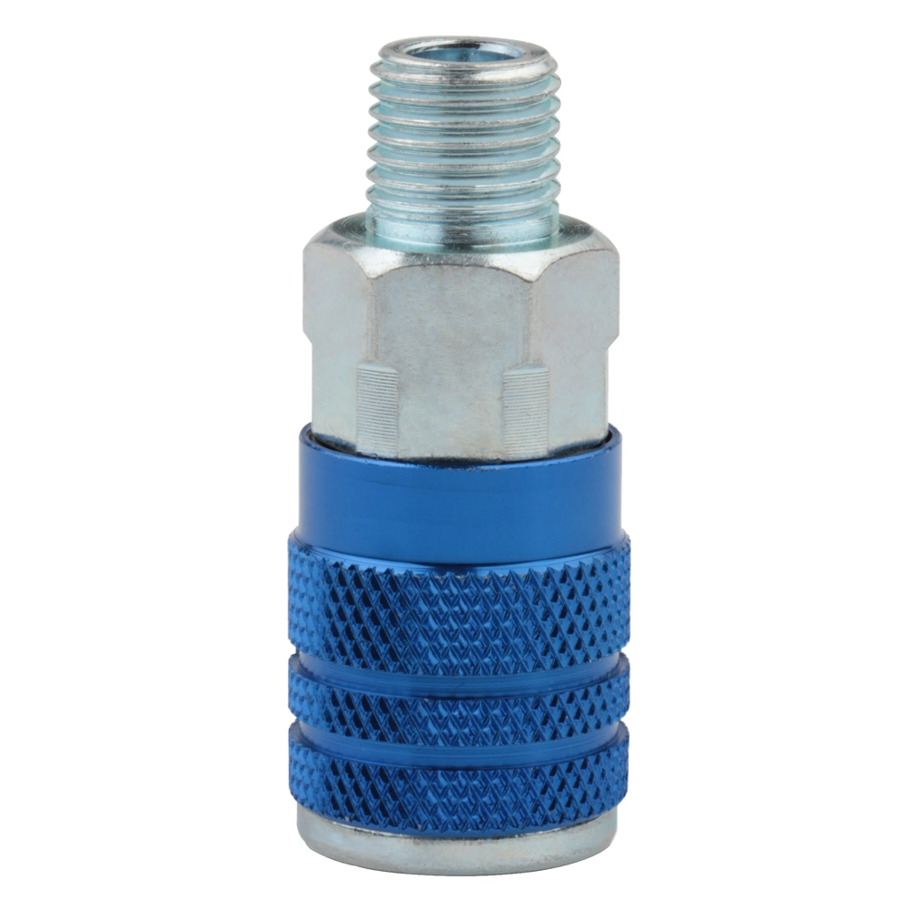 Conector hembra macho de color azul Milton serie USA de Xhnotion Pneumatic Acoplador rápido