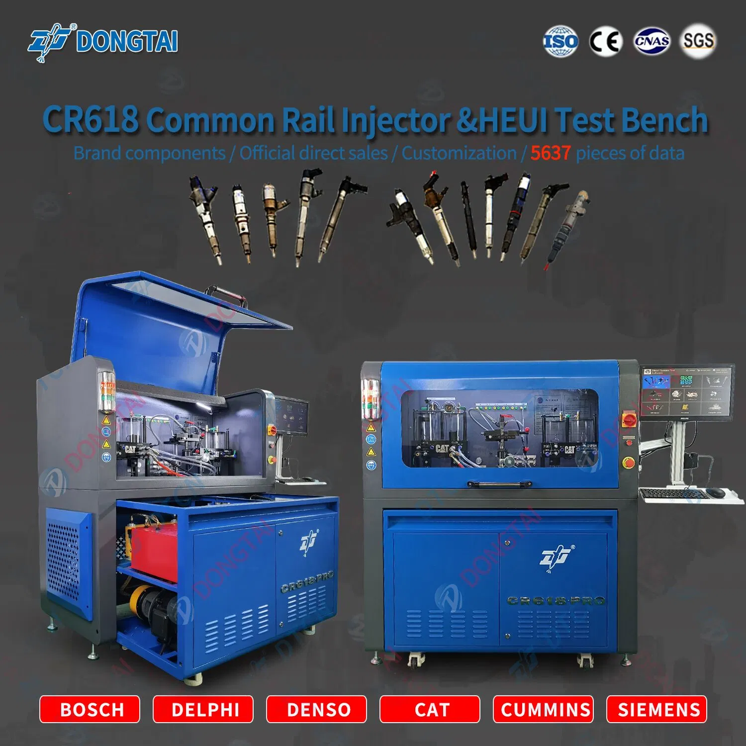 Cr618 Common Rail Injector and Heui Test Bench