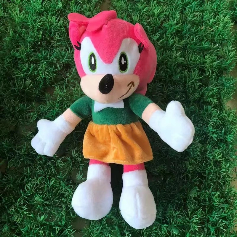 Novo Cartoon Sonic the Hedgehog Plush Toys Doll anime Kawaii Presente de Natal de aniversário de milhas Prower Plush Toy Shadow Doll para criança