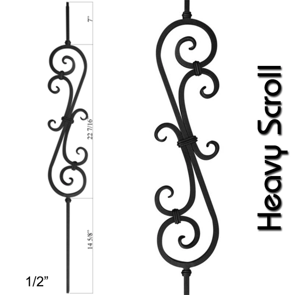 Wrought Iron Steel Fence Panels Aluminum Fencing Forged Steel Pickets Cast Iron Fence