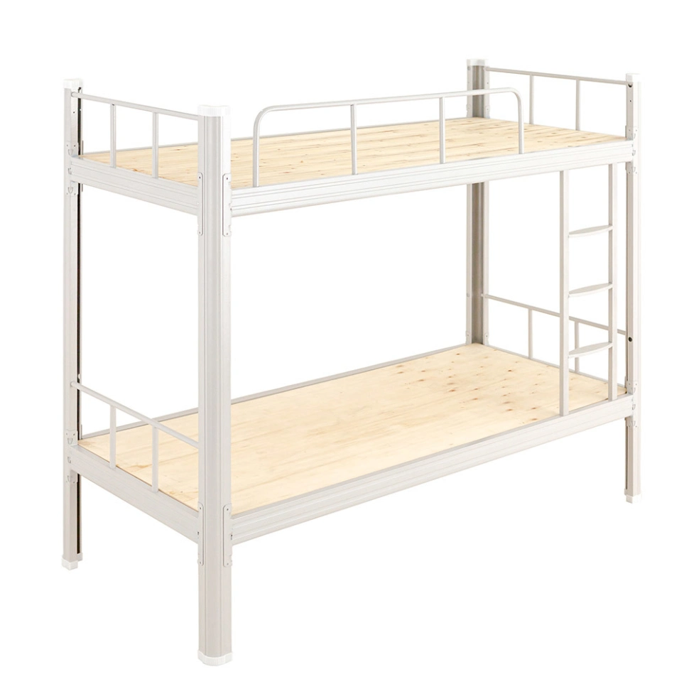 School Furniture Dormitory Metal Bunk Beds Double Deck Steel Beds with Cabinet