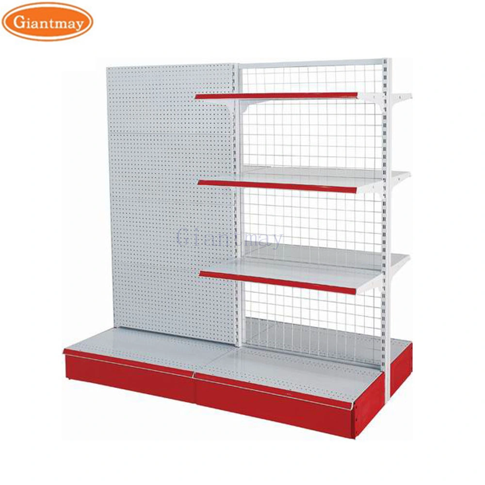 GiantMay Gondola Display para tiendas minoristas General Store Rack Supermarket Shelves Para la venta