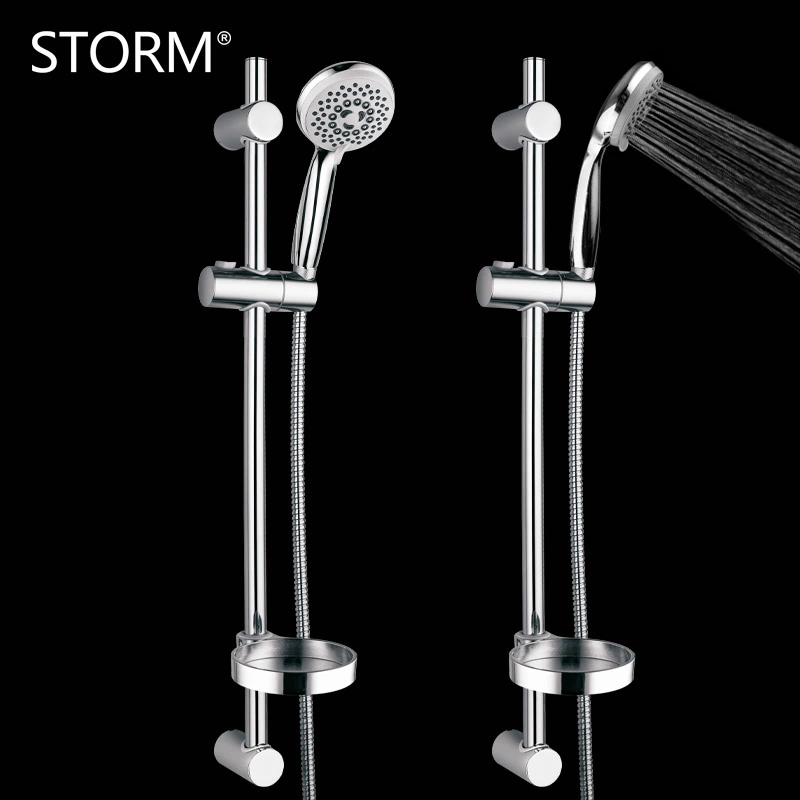 Wholesale Bathroom Water Saving Sliding Shower Set with Stainless Steel Bar and Shower