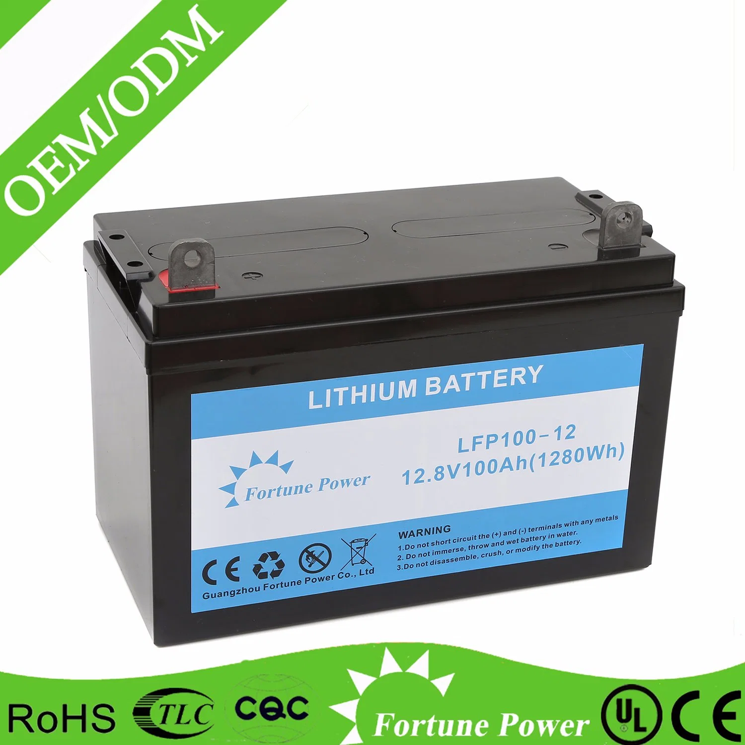 Литий железной фосфат ячейка батареи 12V 100Ah LiFePO4 батарей