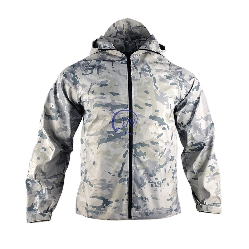 Hunting Climbing Breathable Snow White Tactical Parka Outdoor Waterproof Jacket