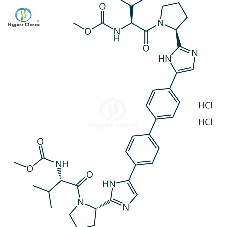 GMP EP Purity 99% Daclatasvir Dihydrochloride CAS 1009119-65-6 Powder for Hepatitis C Treatment