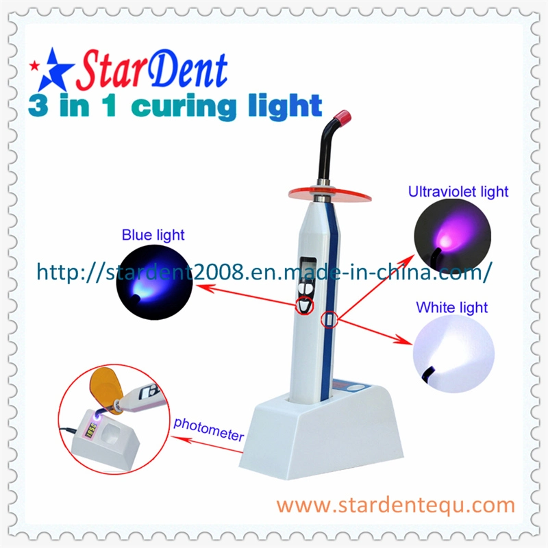 Los nuevos tres colores de curado Dental LED de luz