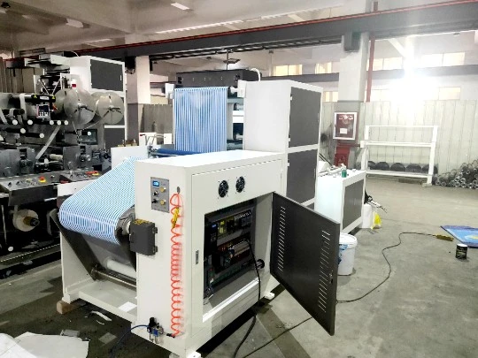 Multicolor Automatic Adhesive Paper Flexo Printing Machine