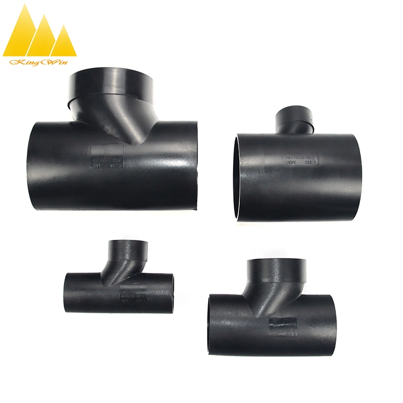 Buttfusion Connection HDPE Drainage Pipe Fittings Y-Type Tee Siphon Drain Fittings