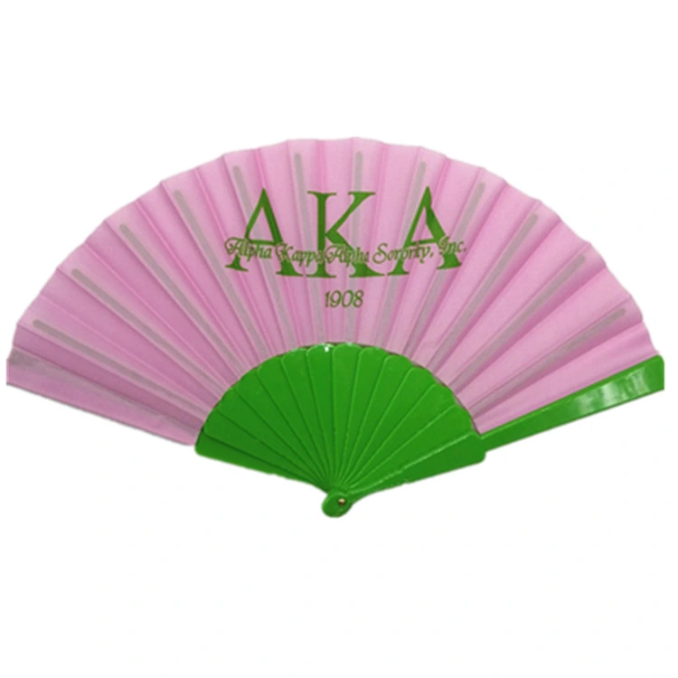 Plastic Bone Fan Paper Blank Folding Fan Chinese Style Dance Fan Pure Color Taichi Plain Morning Exercise DIY Craft Paint