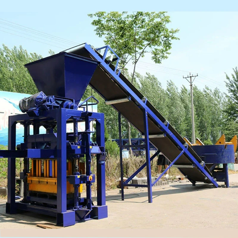 Hot Sale Qtj4-35 Semi Auto Holland Paver Paving Brick Making Machine Concrete Block Moulding Machine Price Singapore