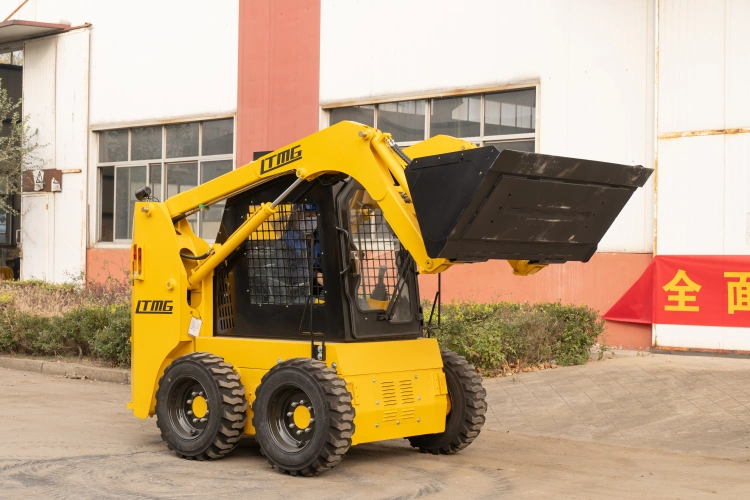 Chinesischer Hersteller CE EPA Multi-Funktions-Rad Crawler Loader Raupenfahrgestell Lenk-Lader