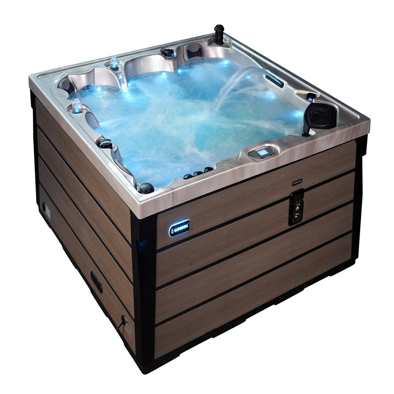 Sunrans Massage Hot Tub Hydrotherapy Balboa USA Seat Acrylic Outdoor Whirlpool SPA for 5 People