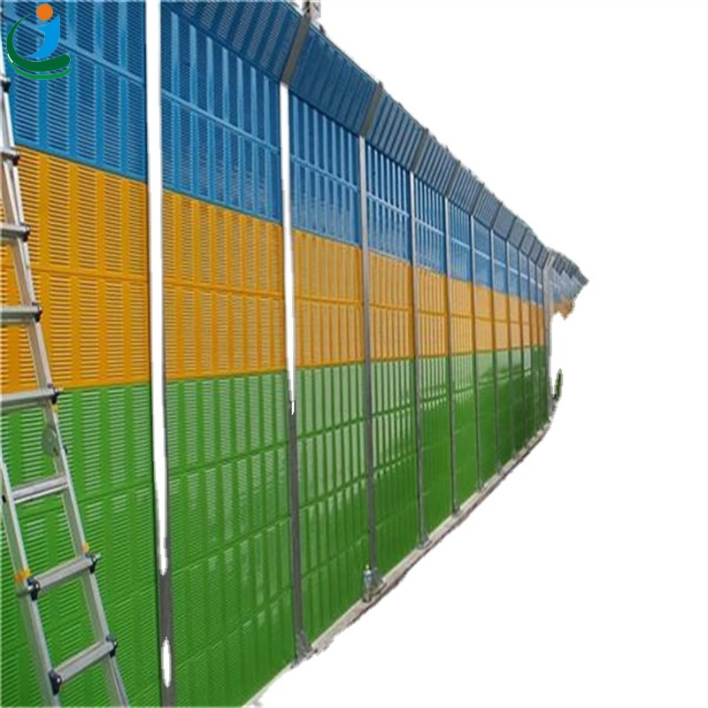 Galvanized Steel Sheet White/Green/Blue Acoustic Highways Sound Noise Barriers